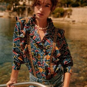 Sezane Anita Blouse Candy Multico